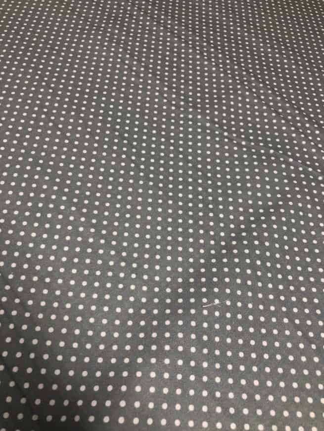 Grey With White Polka Dots - 100% Cotton