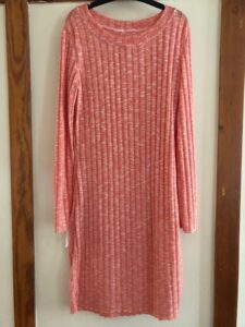 Sete Orange Melange Summer Rib Knit